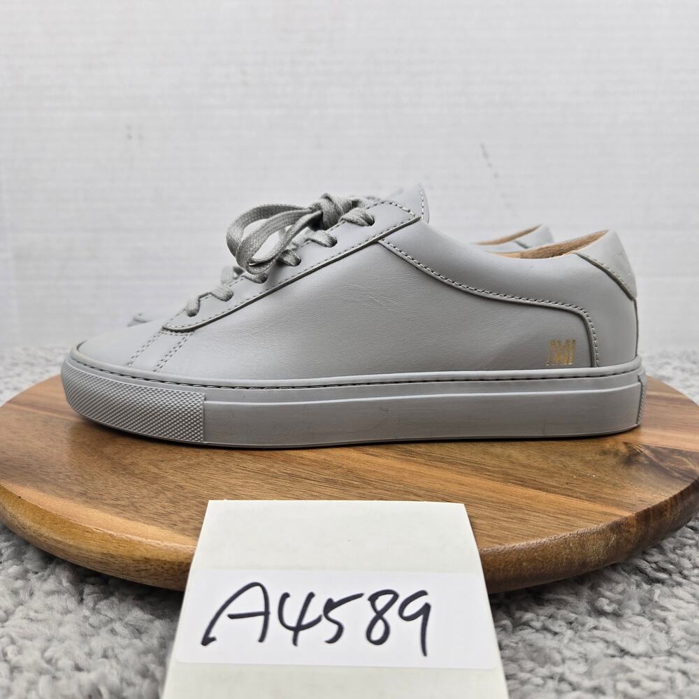 Koio Women 36 M.M.LaFleur Capri Low Smoke Grey Leather Casual Lifestyle Sneaker